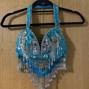 Belly dance costume Blue